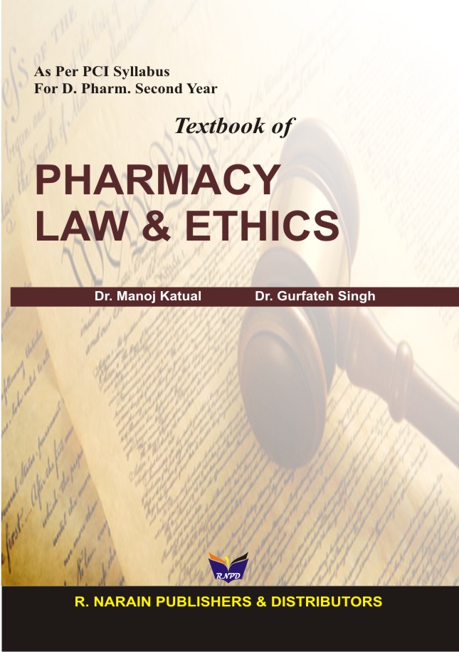 Textbook of Pharmacy Law & Ethics (DP 206)