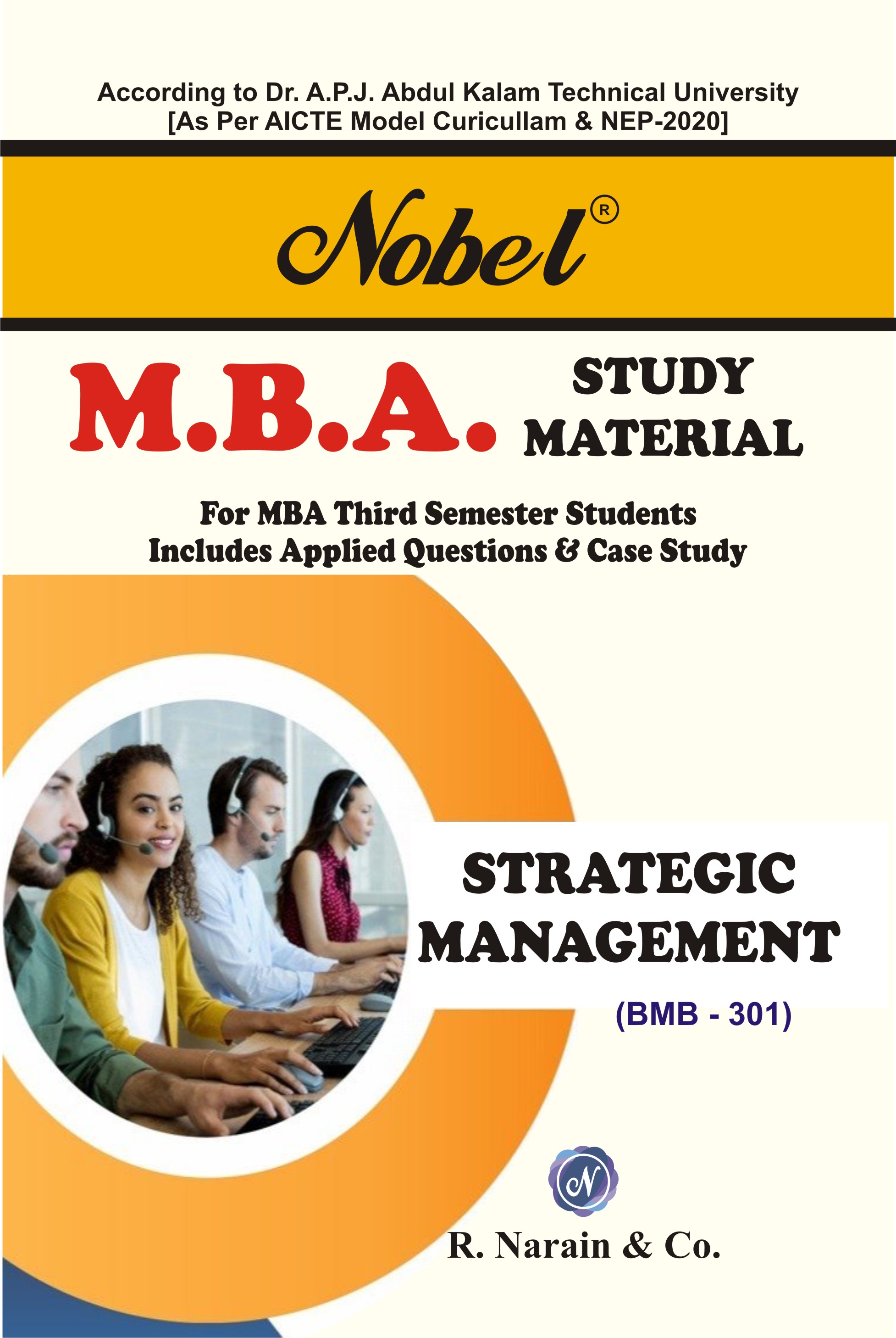 MBA - IIIrd Sem. Strategic Management [AKTU] (E-Book)