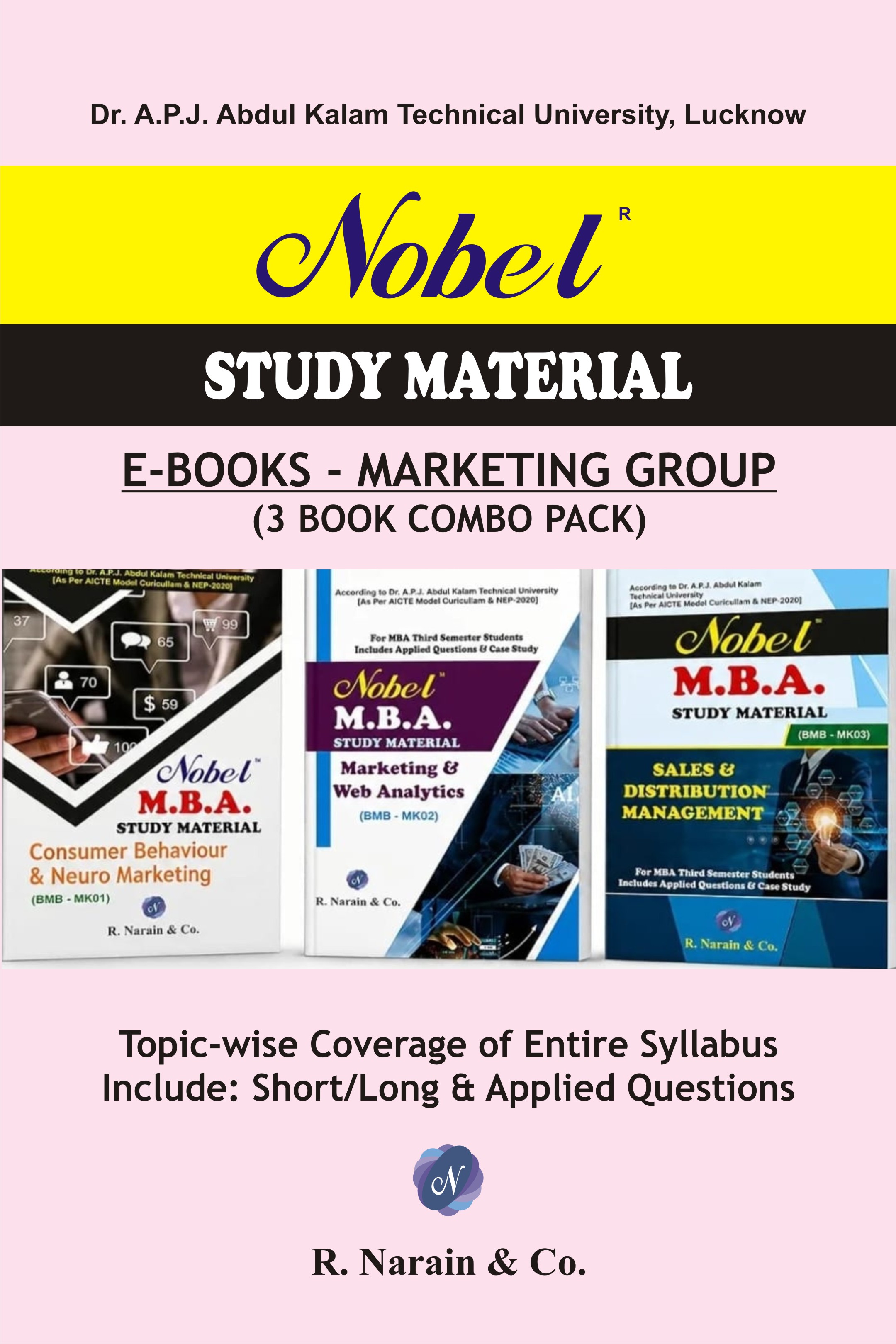 AKTU MBA - IIIrd Sem. Marketing Group - Nobel S/M [E-Book]