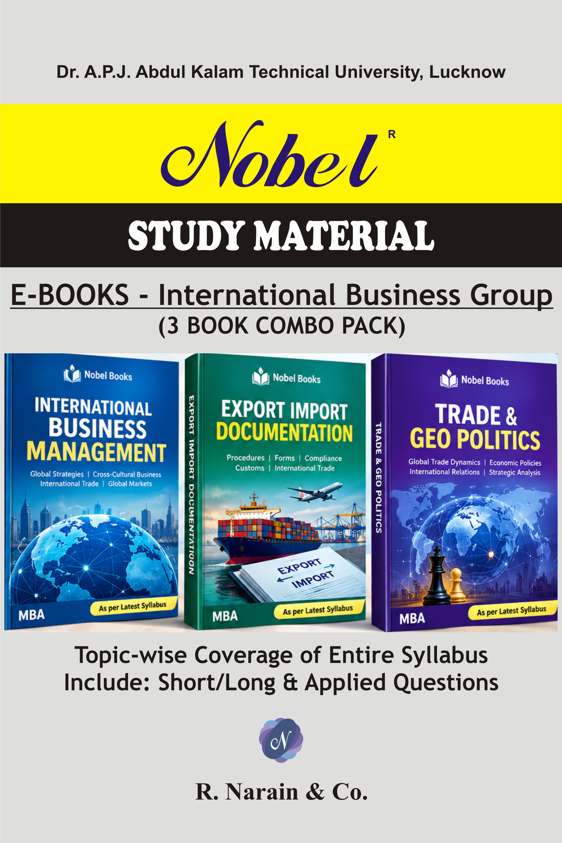 AKTU MBA - IIIrd Sem. IB Group - Nobel S/M [E-Book]